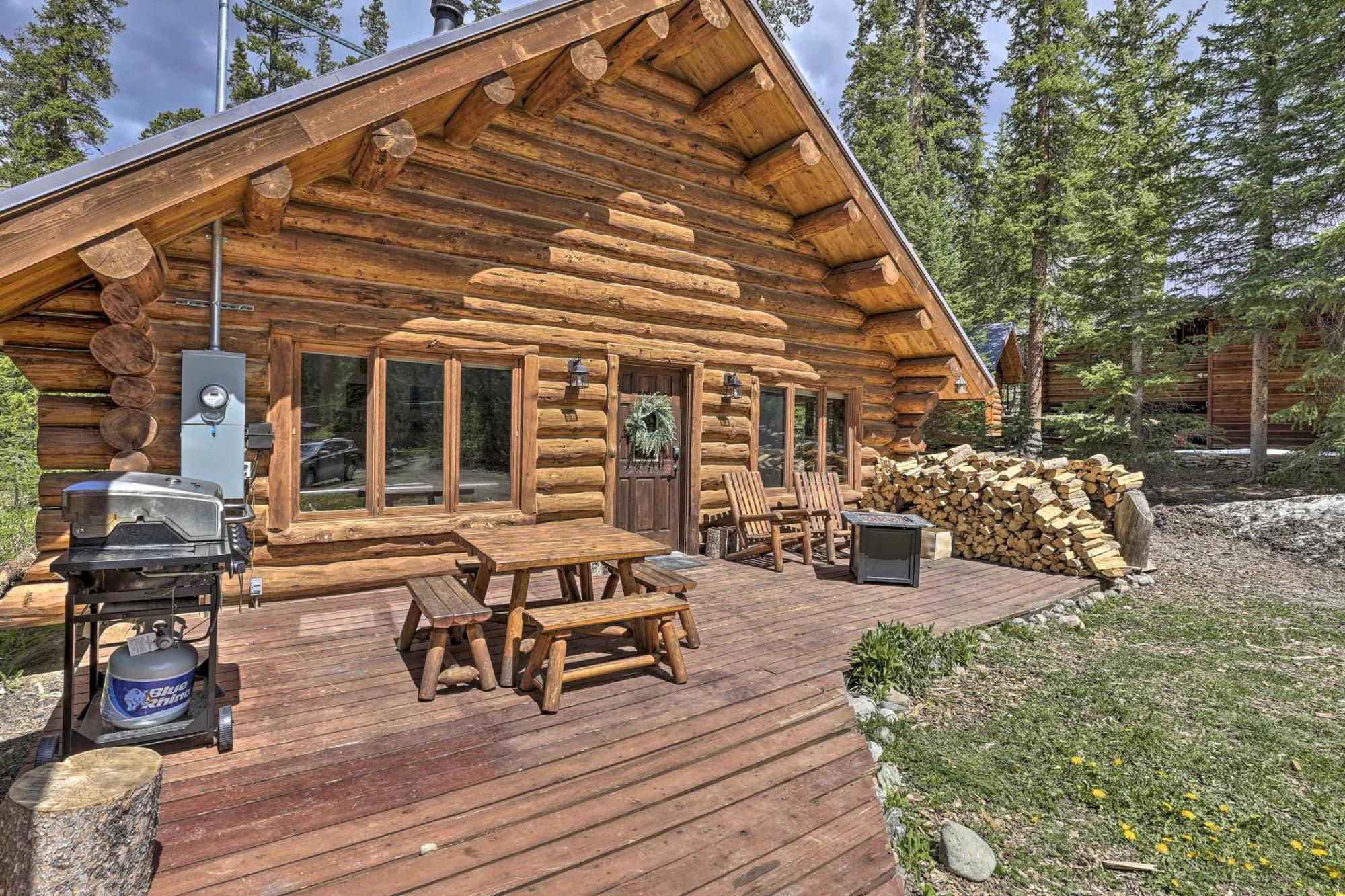 Cozy Breckenridge Cabin With Deck, 8 Mi To Gondola 외부 사진