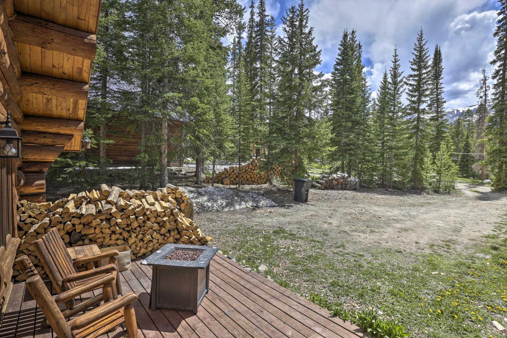 Cozy Breckenridge Cabin With Deck, 8 Mi To Gondola 외부 사진