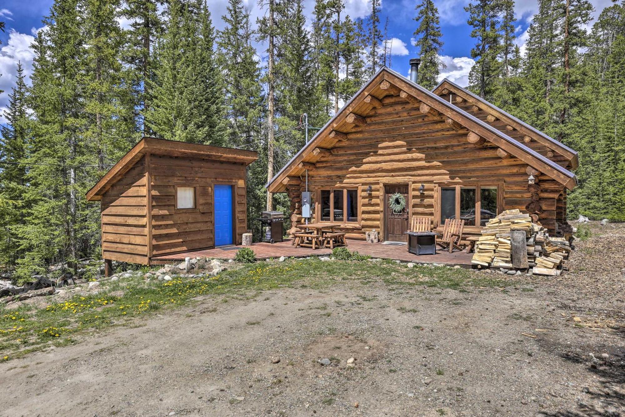 Cozy Breckenridge Cabin With Deck, 8 Mi To Gondola 외부 사진